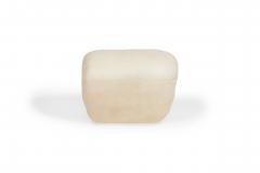 Kar Studio Chinese Contemporary Beige Fiberglass Tooth Stool - 4605655