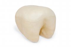 Kar Studio Chinese Contemporary Beige Fiberglass Tooth Stool - 4605659