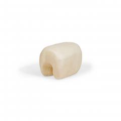 Kar Studio Chinese Contemporary Beige Fiberglass Tooth Stool - 4620151