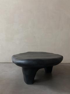 Kar Studio Chinese Contemporary Black Fiberglass Tripod Coffee Table - 4605589