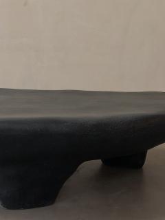 Kar Studio Chinese Contemporary Black Fiberglass Tripod Coffee Table - 4605591
