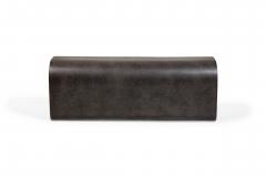 Kar Studio Chinese Contemporary Brownish Fiberglass Arch Bench - 4605612