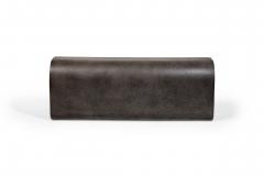 Kar Studio Chinese Contemporary Brownish Fiberglass Arch Bench - 4605615
