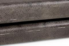 Kar Studio Chinese Contemporary Brownish Fiberglass Arch Bench - 4605618