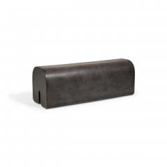 Kar Studio Chinese Contemporary Brownish Fiberglass Arch Bench - 4620071