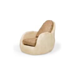 Kar Studio Contemporary Amorphous Fiberglass Armchairs - 4620167