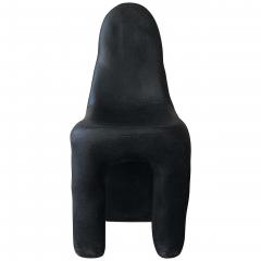Kar Studio Contemporary Black Amorphous Playdough Fiberglass Side Chairs - 4605706