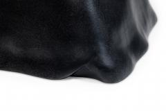 Kar Studio Contemporary Black Amorphous Pudding Fiberglass Coffee Tables - 4605638