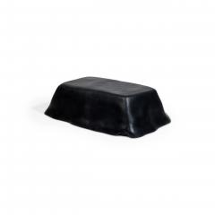 Kar Studio Contemporary Black Amorphous Pudding Fiberglass Coffee Tables - 4620147