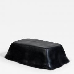 Kar Studio Contemporary Black Amorphous Pudding Fiberglass Coffee Tables - 4620148