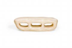 Kar Studio Contemporary Ivory Cave Fiberglass Cabinet - 4605446