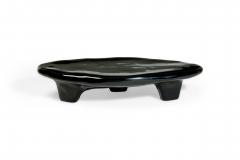 Kar Studio Contemporary Tripod Fiberglass with Chinese Lacquer Coffee Table - 4605525