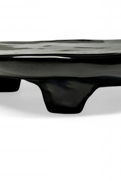 Kar Studio Contemporary Tripod Fiberglass with Chinese Lacquer Coffee Table - 4605528