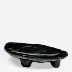 Kar Studio Contemporary Tripod Fiberglass with Chinese Lacquer Coffee Table - 4619633