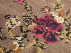 Karapinar Rug with Flowers and Greek Key Border - 574339