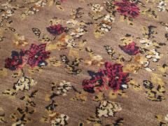 Karapinar Rug with Flowers and Greek Key Border - 4780697