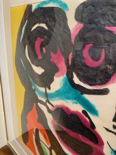 Karel Appel ACQUATINT AND CARBORUNDUM UNTITLED PLATE IV FROM FIVE NIGHT FACES IN BROADWAY - 3267920