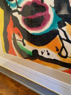 Karel Appel ACQUATINT AND CARBORUNDUM UNTITLED PLATE IV FROM FIVE NIGHT FACES IN BROADWAY - 3267930