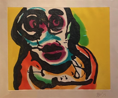 Karel Appel ACQUATINT AND CARBORUNDUM UNTITLED PLATE IV FROM FIVE NIGHT FACES IN BROADWAY - 3268514