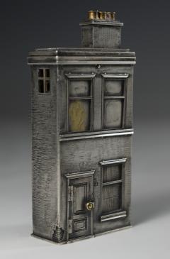 Karel Bartosik Figural Lighter English Tenement House Model Building - 2584984