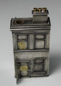 Karel Bartosik Figural Lighter English Tenement House Model Building - 2584990