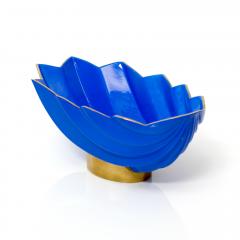 Karen Bj rquist Scandinavian Modern Karen Bj rquist Cobalt Gold Glazed Bowl R rstrand Sweden - 4011999