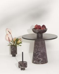 Karen Chekerdjian RED INSIDE OUT TABLE SET BY KAREN CHEKERDJIAN - 2041965