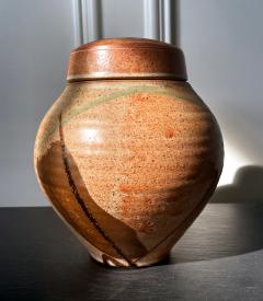 Karen Karnes Glazed Ceramic Jar Studio Pottery Karen Karnes - 2626635