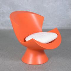 Karim Rashid Vintage Post Modern Lounge Chair and Ottoman Expertly Restored - 3398518