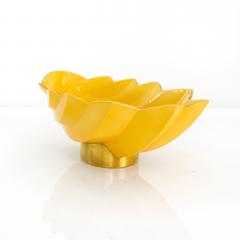 Karin BJORNQUIST KARIN BJORNQUIST YELLOW AND GOLD Ceramic GLAZED BOWL R RSTRAND - 814754