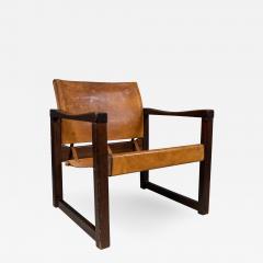 Karin Mobring 1970s Karin Mobring Diana Leather Safari Chair Sweden - 2184425