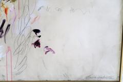 Karina Gentinetta Beautiful Mischief Abstract Acrylic Oil Pastels and Pencil Painting 72 x108  - 1654497