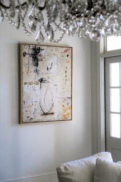 Karina Gentinetta Changes of Seasons Original Abstract Painting in Earth Tones 48 x 36  - 1707859