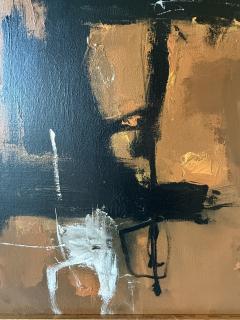 Karina Gentinetta Earthen Series No IV Acrylics in Brown Tones Abstract 27 5 x 27 5  - 4369526