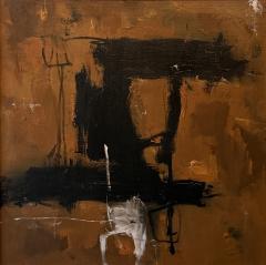 Karina Gentinetta Earthen Series No IV Acrylics in Brown Tones Abstract 27 5 x 27 5  - 4369601