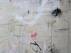 Karina Gentinetta Forces Within Oversized Acrylic Oil Pastels and Pencils Abstract 72 x108  - 3782739