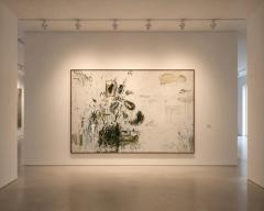 Karina Gentinetta Grand Overture in Green Monumental Acrylic Oil Pastel Painting 72 x108  - 4636124
