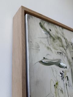 Karina Gentinetta Grand Overture in Green Monumental Acrylic Oil Pastel Painting 72 x108  - 4636130