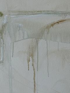 Karina Gentinetta Grand Overture in Green Monumental Acrylic Oil Pastel Painting 72 x108  - 4636132