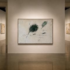 Karina Gentinetta Intermezzo in Green Large Scale Acrylic Pencil Oil Pastel Painting 60 x84  - 4802937