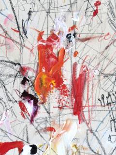 Karina Gentinetta La Dolce Vita I Acrylic Oil Pastels and Pencils Abstract 60 x48  - 3025586