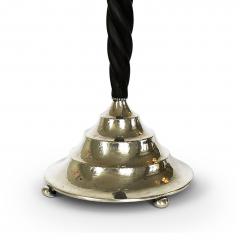 Karl Anderson Very Fine Pair of Table Lamps in Silver and Ebony by Karl Andersson - 3190182