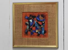 Karl Drerup Karl Drerup Enamel On Copper Abstract Art Work - 768271