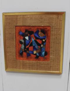 Karl Drerup Karl Drerup Enamel On Copper Abstract Art Work - 768278