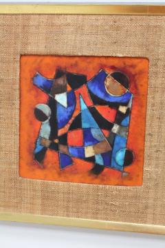 Karl Drerup Karl Drerup Enamel On Copper Abstract Art Work - 768282