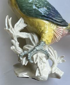 Karl Ens Karl Ens Fine Porcelain Polychrome Exotic Bird Sculpture of a Toucan - 4313282
