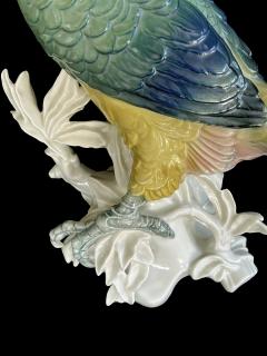 Karl Ens Karl Ens Fine Porcelain Polychrome Exotic Bird Sculpture of a Toucan - 4313285