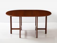 Karl Erik Ekselius 1960s Teak Dining Table Designed By Karl Erik Ekselius For JOV With 3 Leaves - 3449780