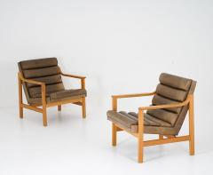 Karl Erik Ekselius Mid Century Swedish Lounge Chairs by Karl Erik Ekselius for JOC Vetlanda - 3102444