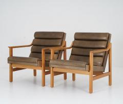 Karl Erik Ekselius Mid Century Swedish Lounge Chairs by Karl Erik Ekselius for JOC Vetlanda - 3102509